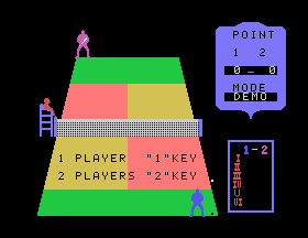 Real Tennis screenshot 7 for MSX